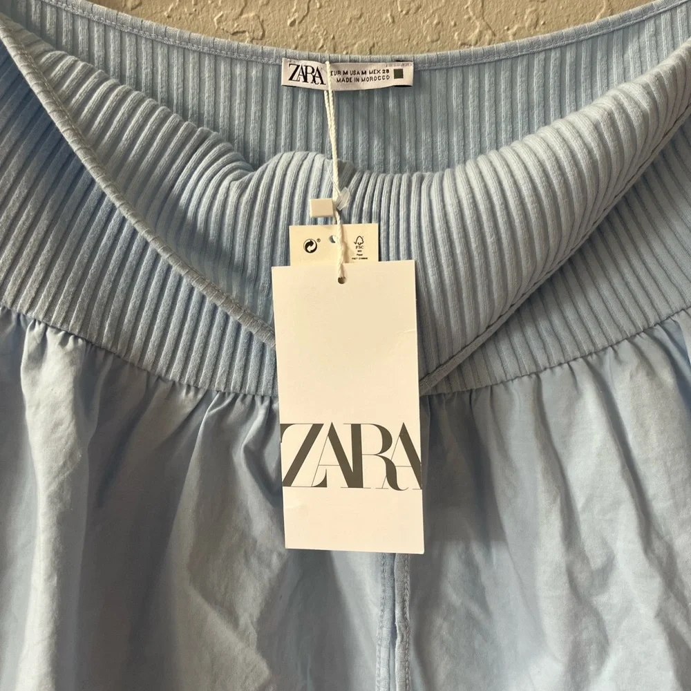 NWT Zara Halter Dress light blue M - Picture 11 of 13